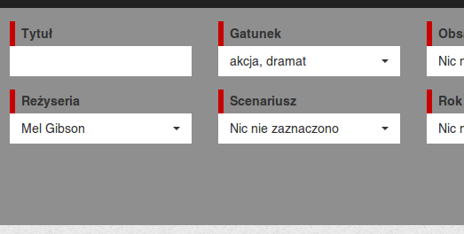 Zaawansowana wyszukiwarka filmów